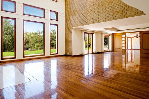 Sand and polished timber flooring image