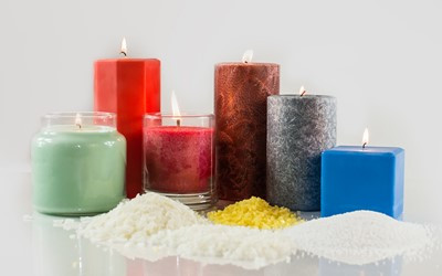 Creating a Romantic Evening with Paraffin Wax Candles on New Flooring