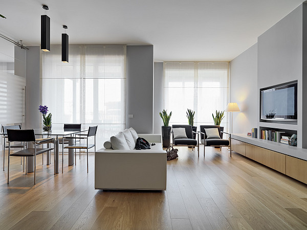 Laminate flooring modern interior image