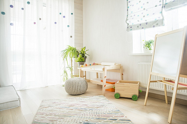 Laminate flooring for modern kids room image